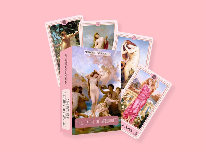 Aphrodite Tarot |Tarot of Aphrodite®| Venus Tarot | Goddess Tarot | Romantic Tarot | Greek Mythology Tarot