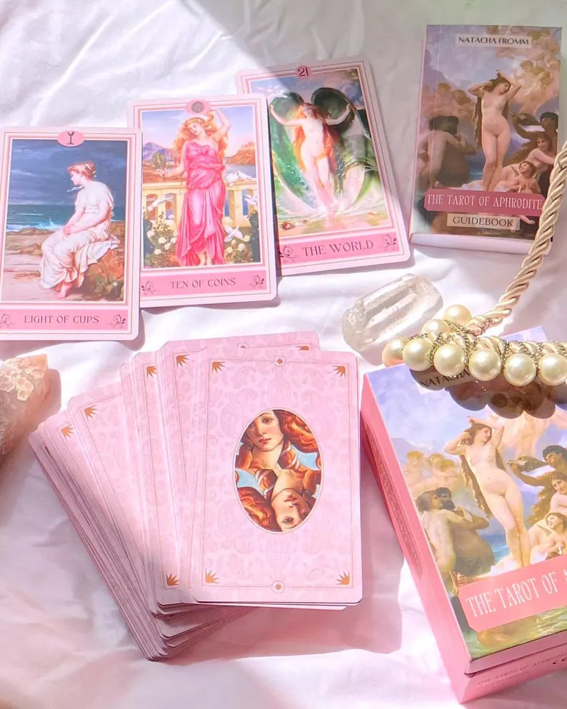 Aphrodite Tarot |Tarot of Aphrodite®| Venus Tarot | Goddess Tarot | Romantic Tarot | Greek Mythology Tarot